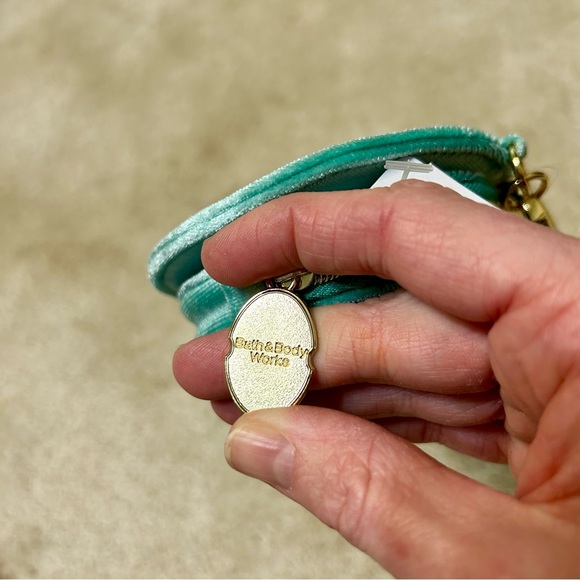 Bath and Body Works Disney Mulan Teal Dragon Velvet Pouch - Picture 8 of 17